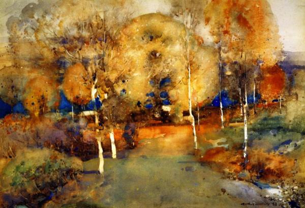 Autumn - Loch Lomond by Arthur Melville