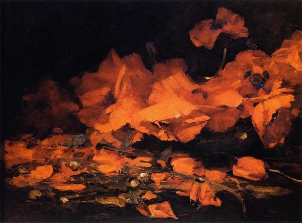 Red Poppies by Arthur Melville Oil Painting Reproductions