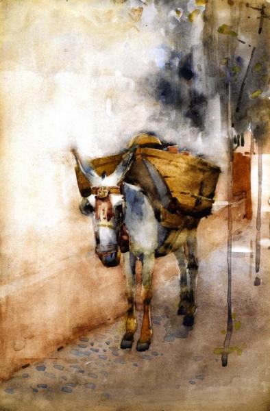 The Arab Donkey by Arthur Melville Oil Painting Reproductions