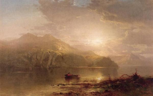 Lake Scene by Arthur Parton