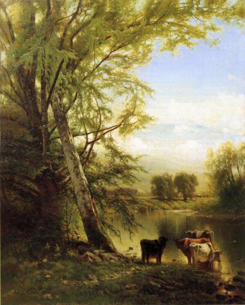 Pastoral Landscape by Arthur Parton