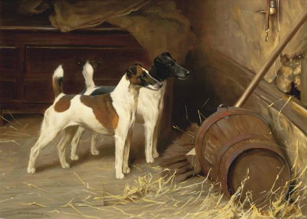 Wait And See by Arthur Wardle Oil Painting Reproductions