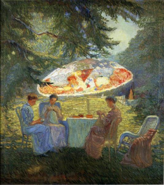 The Tea Party by Arthur Watson Sparks