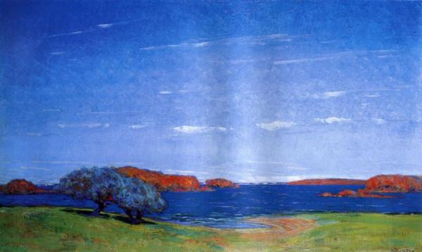 Arthur Wesley Dow A Bright Sky With A Breeze