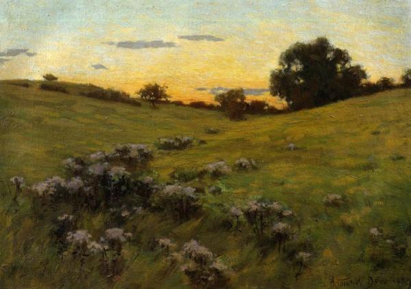 Flowering Field by Arthur Wesley Dow