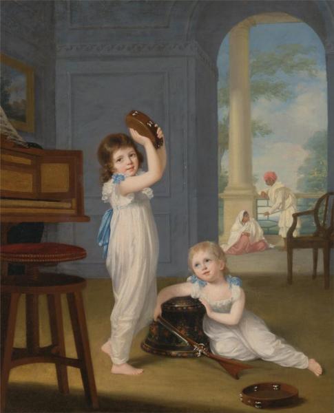 Emily And George Mason by Arthur William Devis