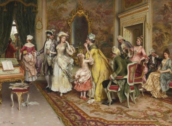 L'attesa by Arturo Ricci Oil Painting Reproductions