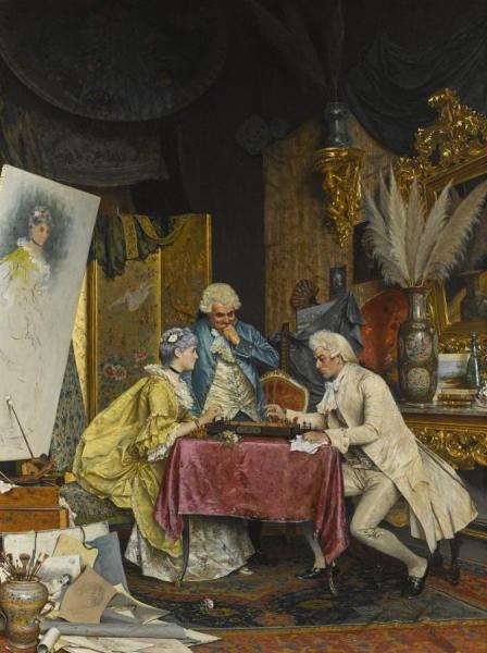 Arturo Ricci Sala Artistica, 1884