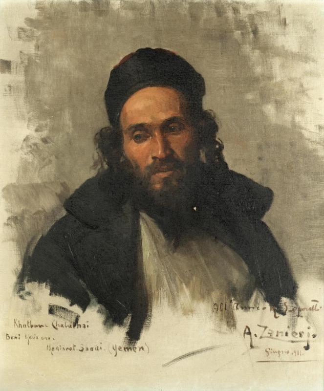 Portrait Of Arab Gentleman, 1911 by Arturo Zanieri Oil Painting Reproductions