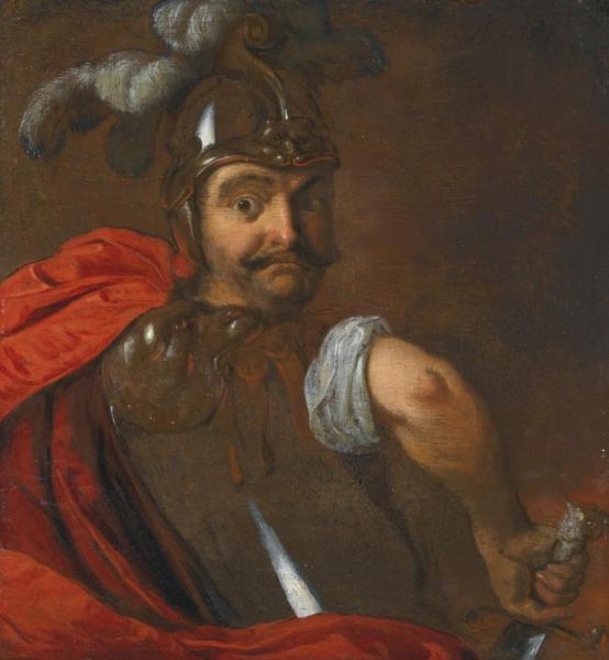 Ary De Vois A Soldier Looking Over His Shoulder