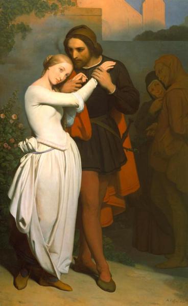 Ary Scheffer Faust And Marguerite In The Garden