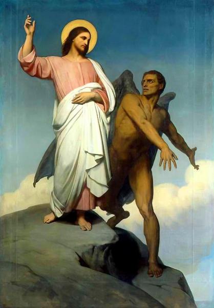 The Temptation Of Christ by Ary Scheffer