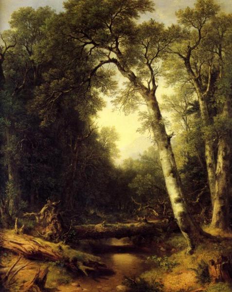 A Creek In The Woods by Asher Brown Durand