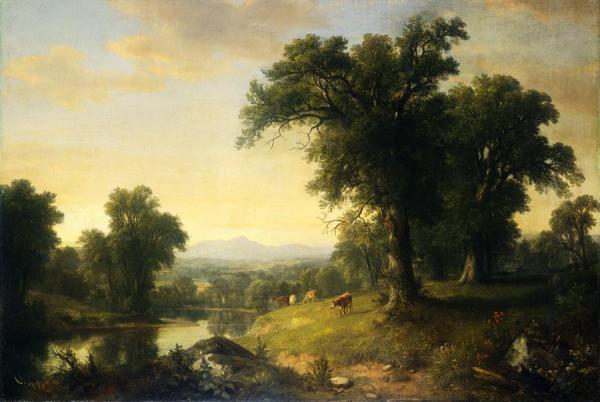 A Pastoral Scene, 1858 by Asher Brown Durand