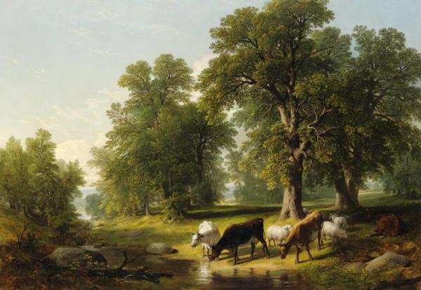 A Summer Afternoon by Asher Brown Durand