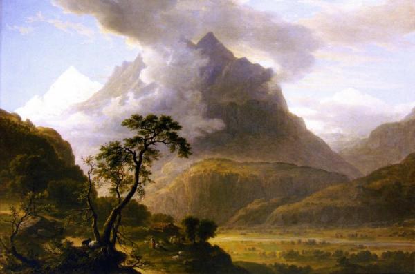 Alpine View, Near Meyringen by Asher Brown Durand