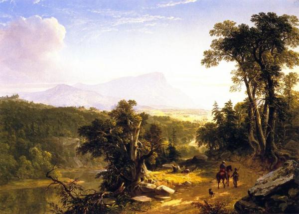 Landscape - Composition: In The Catskills by Asher Brown Durand