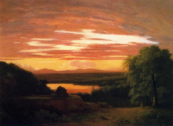 Landscape Sunset by Asher Brown Durand