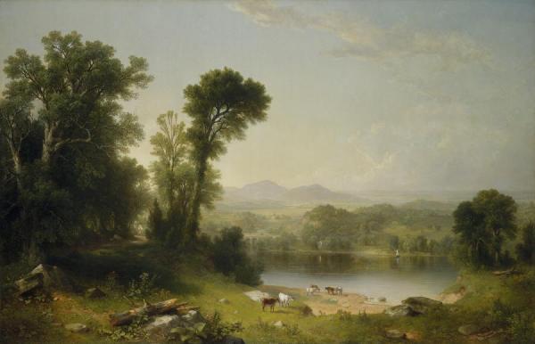 Pastoral Landscape, 1861 by Asher Brown Durand