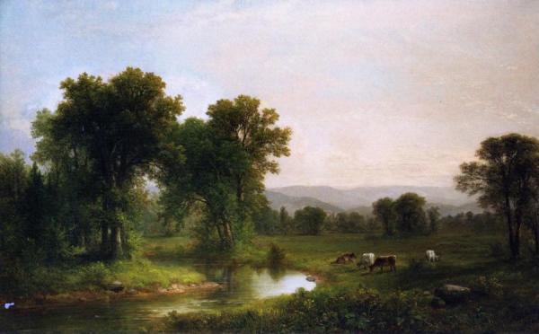 Pastoral Landscape by Asher Brown Durand