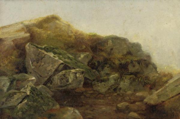 Study Of Rocks by Asher Brown Durand