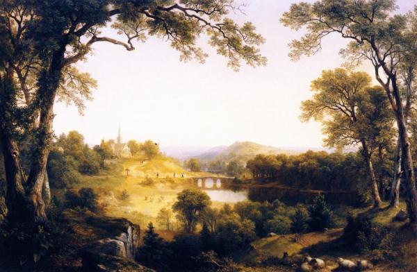 Sunday Morning by Asher Brown Durand Oil Painting Reproductions