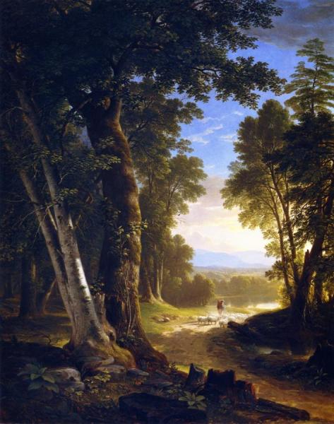 The Beeches by Asher Brown Durand