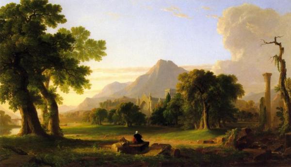 Asher Brown Durand The Evening Of Life