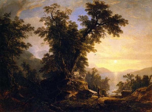 The Indian's Vespers, 1847 by Asher Brown Durand