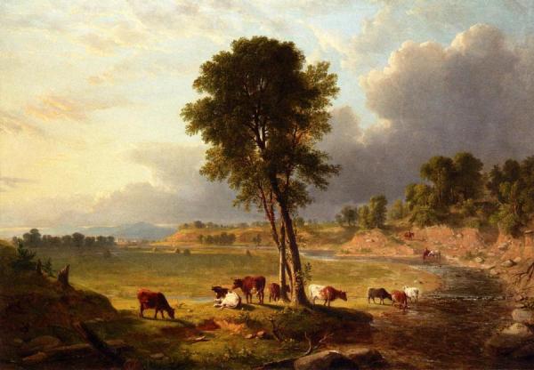 Asher Brown Durand View In The Catskills