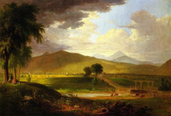 View Of Rutland, Vermont by Asher Brown Durand