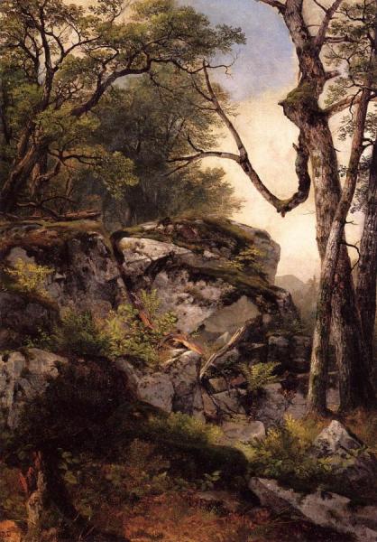 Woodland Scene by Asher Brown Durand