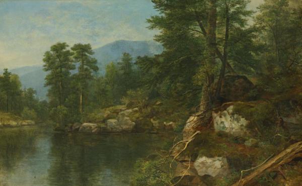 Woods By A River by Asher Brown Durand