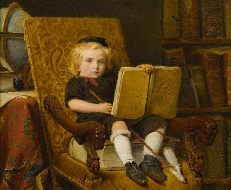 The Young Scholar by August Friedrich Siegert