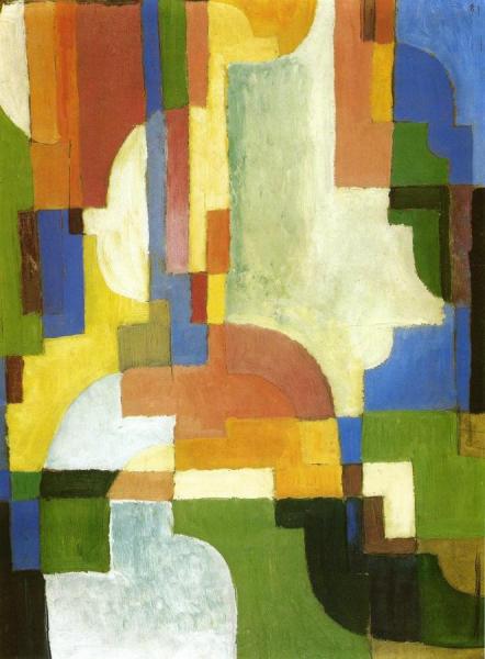 Colored Forms I by August Macke