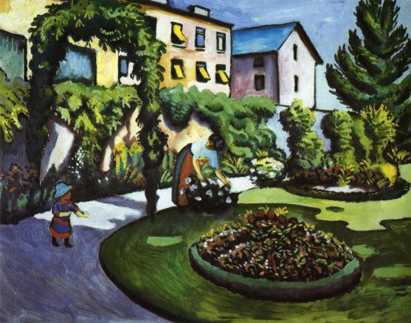 Garden Picture by August Macke