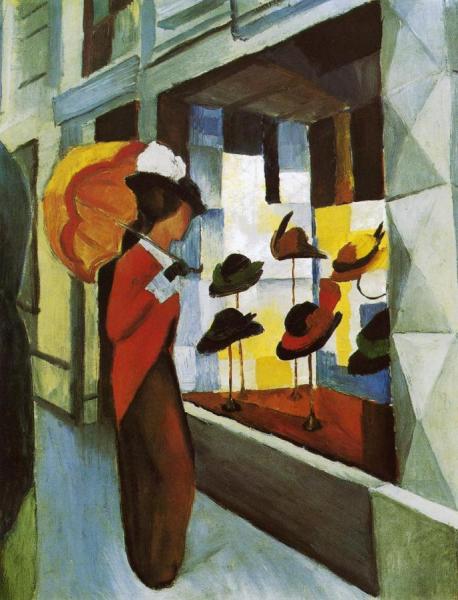 Hat Shop by August Macke