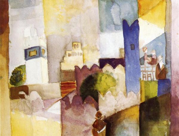 Kairuan Iii by August Macke Oil Painting Reproductions