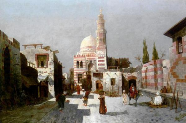 August Von Siegen Entrance To The Complex Of Sultan Qaitbay, Cairo