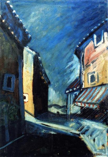 House With Painted Shade by Auguste Chabaud Oil Painting Reproductions