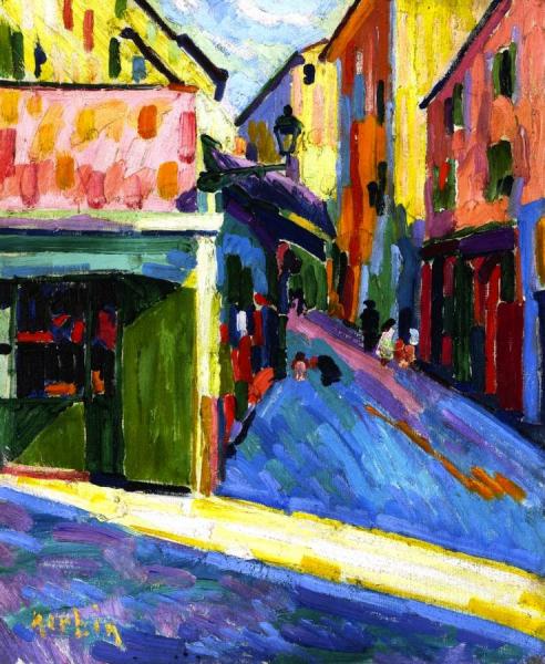 A Street In Bastia by Auguste Herbin