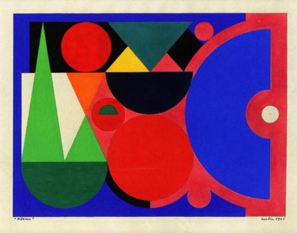 Bird by Auguste Herbin Oil Painting Reproductions