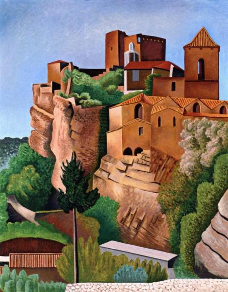 Church At Vaison by Auguste Herbin