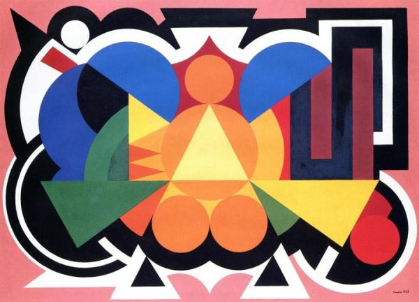 Composition by Auguste Herbin
