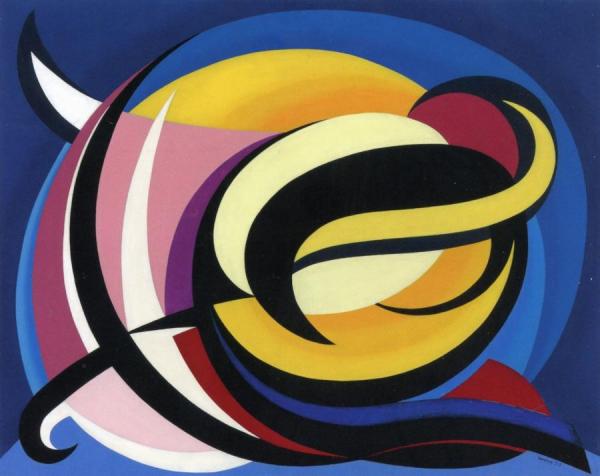 Composition by Auguste Herbin