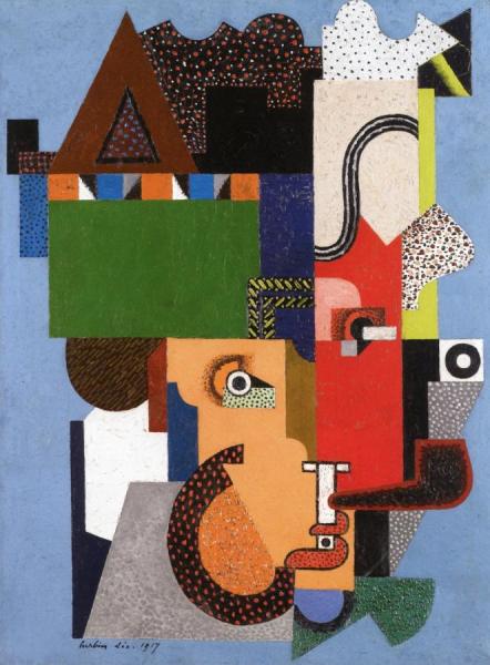 Composition, December 1917 by Auguste Herbin