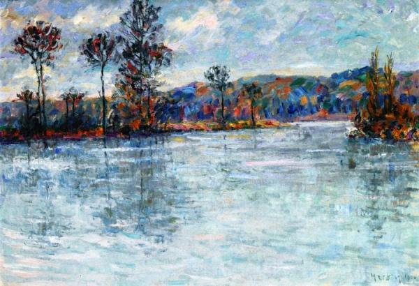 Flooding Of The Seine by Auguste Herbin