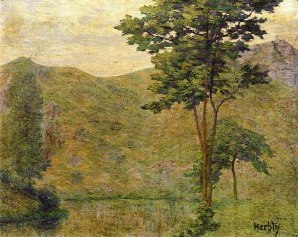 Green Landscape by Auguste Herbin