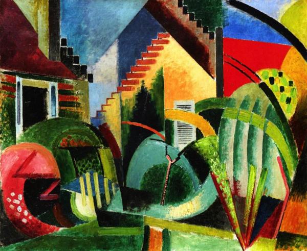 Auguste Herbin Le Tech à Céret