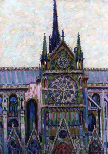 Notre Dame De Paris by Auguste Herbin